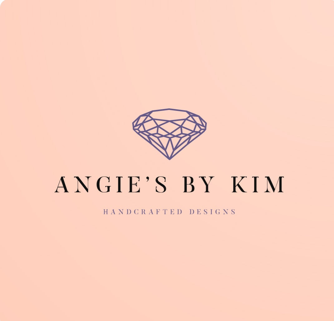 Angie's By Kim Handcrafted Jewelry Design Logo