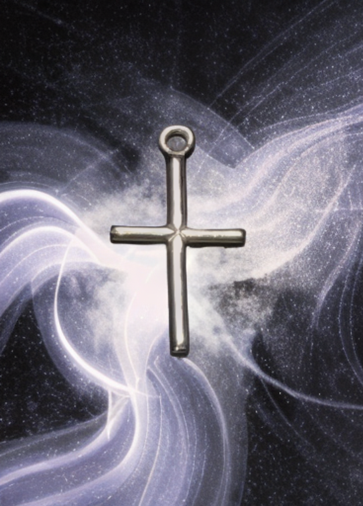 .925 Sterling Silver Hand Carved Cross