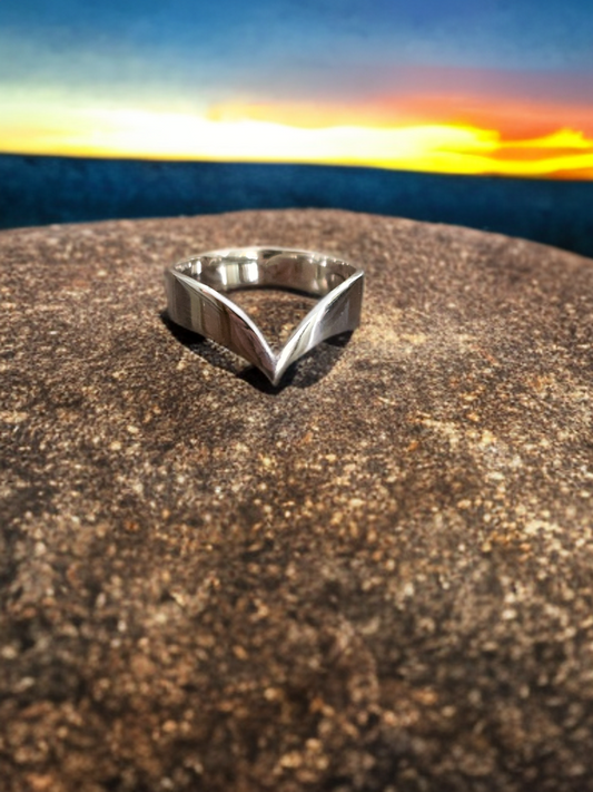 Men’s .925 Size 12 Chevron Ring