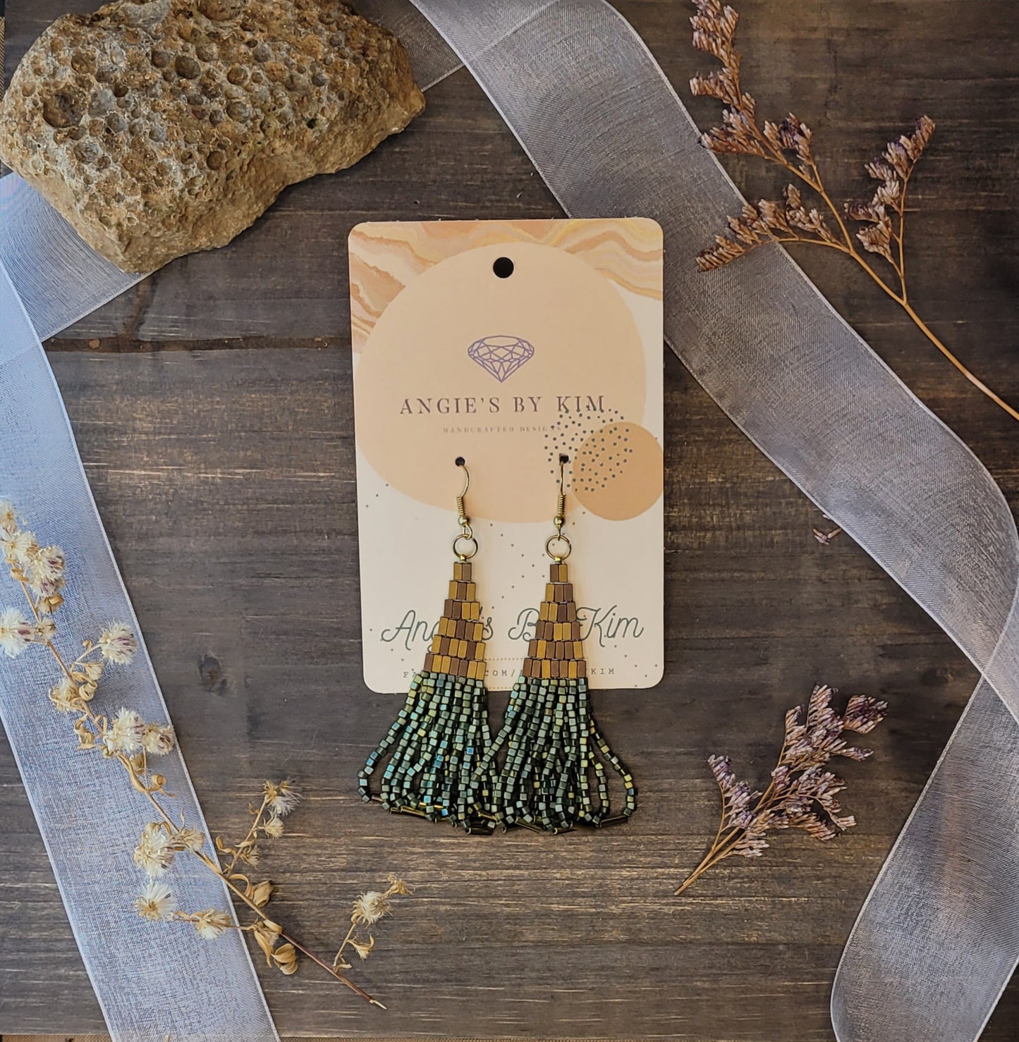 Clearance Seed Bead Dangle Earrings