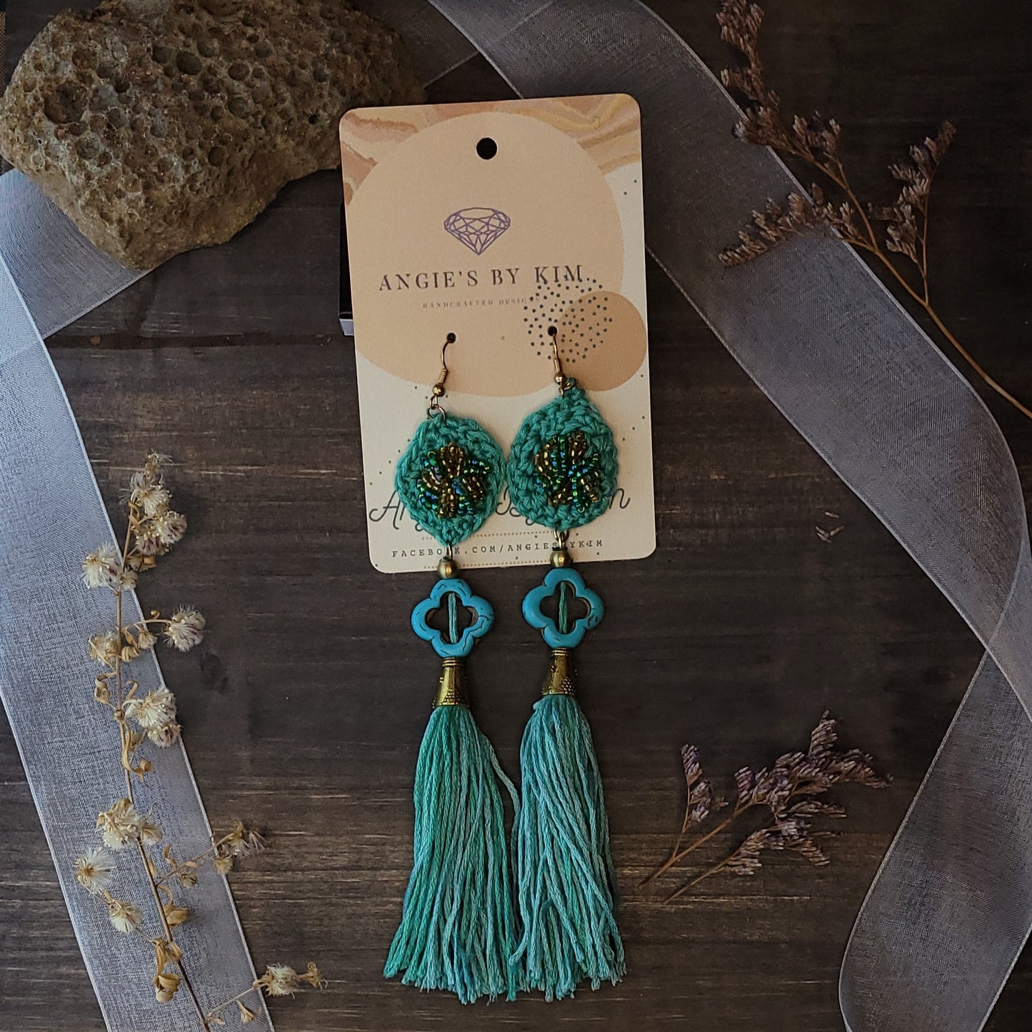 Clearance Seed Bead Dangle Earrings