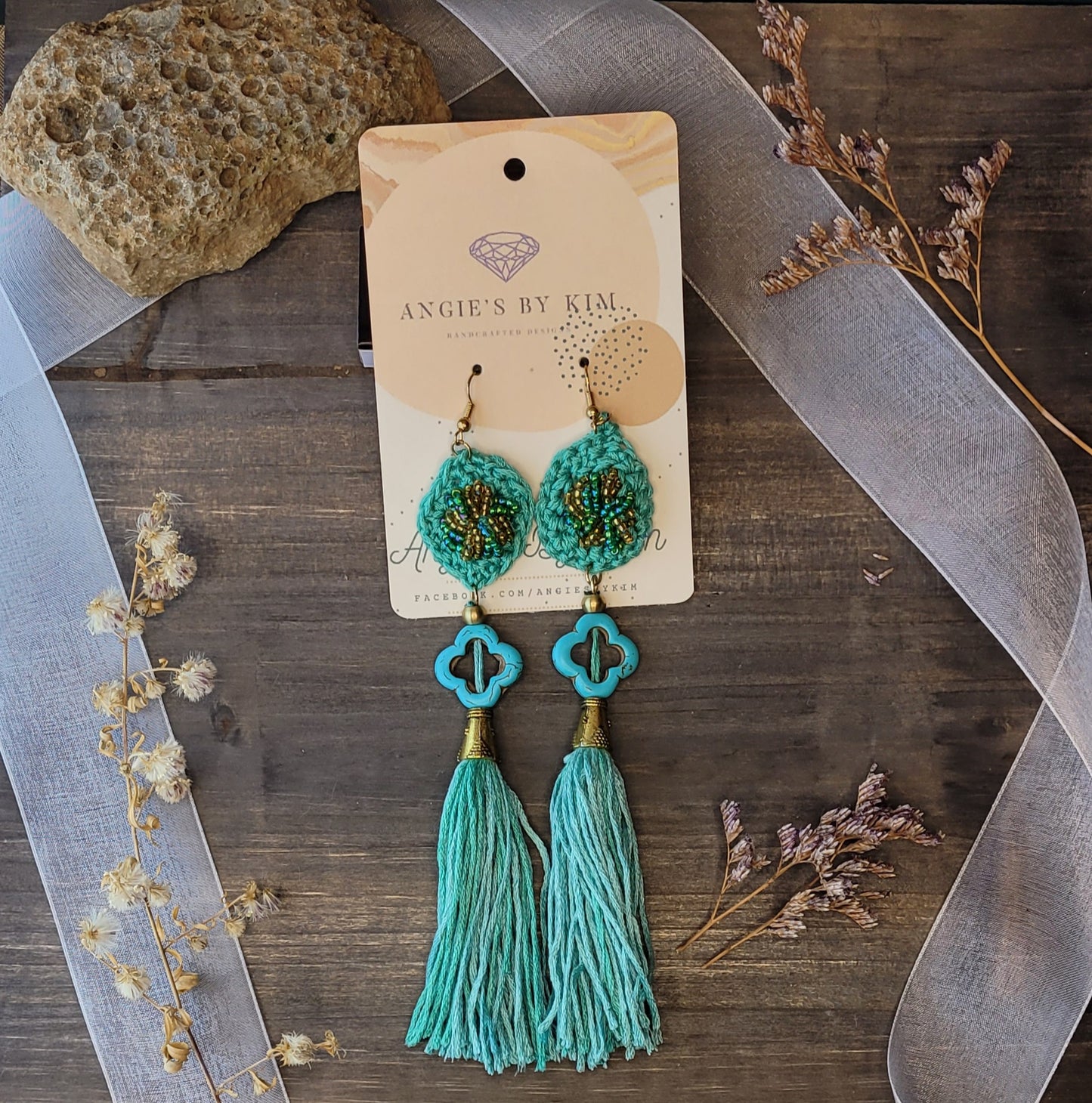 Clearance Seed Bead Dangle Earrings