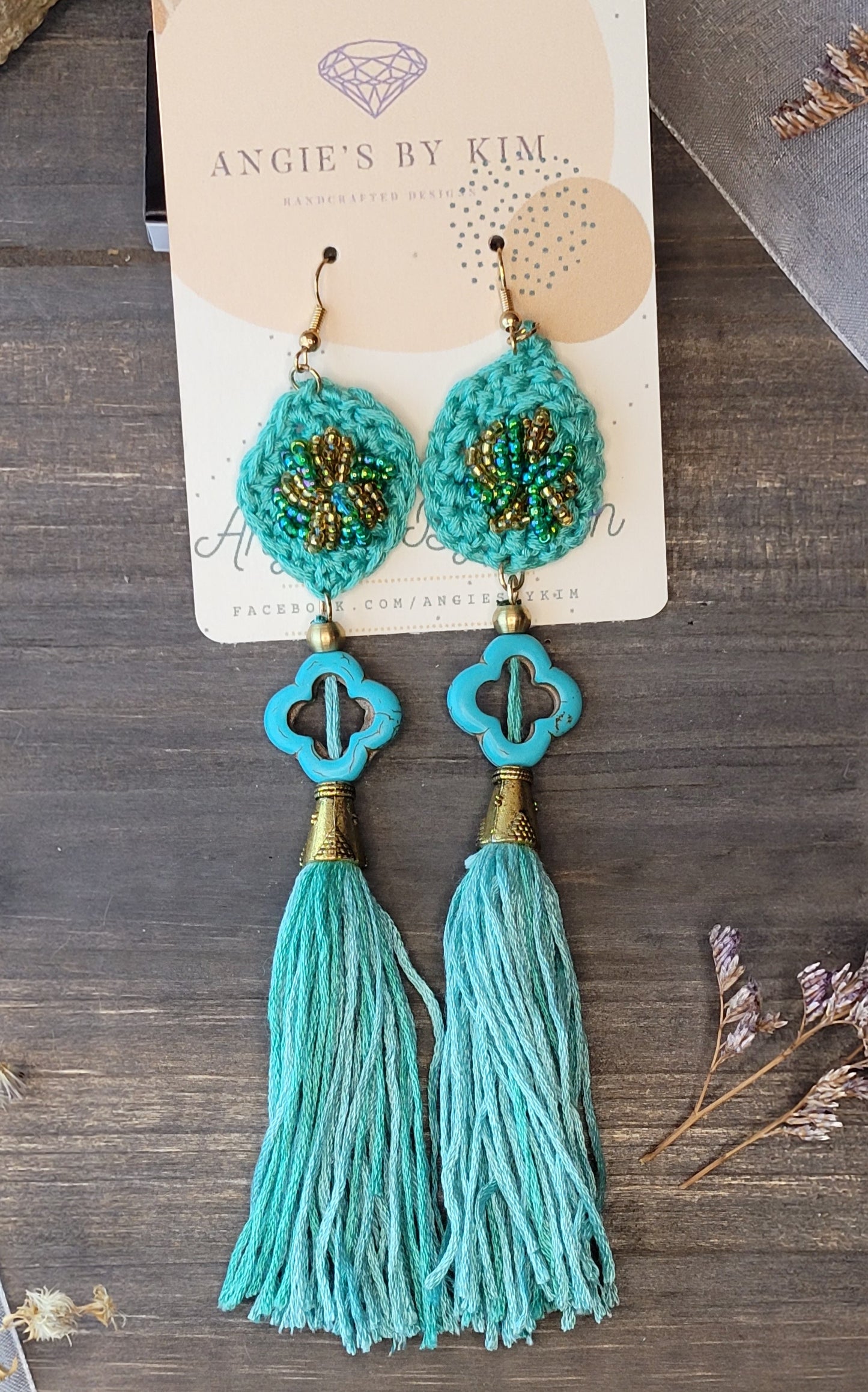 Clearance Seed Bead Dangle Earrings